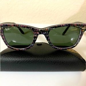 (033) NWOT & RARE Ray-Ban WAYFARER - RB2140 1089 - Sunglasses- Polarized
